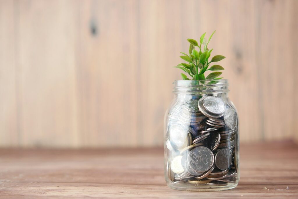 Roth Conversion Before Moving to Japan: Using a Low-Income Year, and Why Japanese Taxation Changes the Math a glass jar filled with coins and a plant